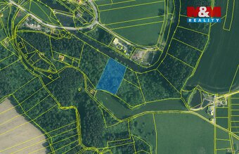 Prodej lesa, 6543 m², Římov - Branišovice - 4