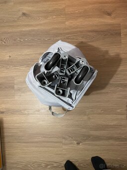 ZOPA Postýlka skládací Lely Silver Grey - 4