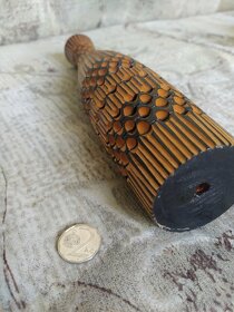 Dřevěná vázička a talířek - 4