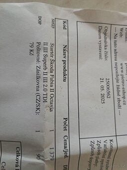 Starter octavia 2 - 4