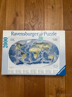 Puzzle mapa světa - 4