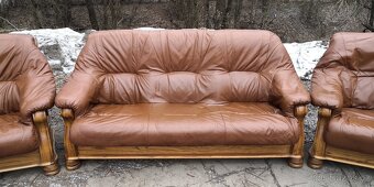 Kožená sedací souprava 3+2+1 - 4