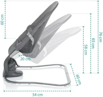 Lehačka Zopa Moyo Air Mesh Grey - 4