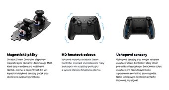 Valve Steam Controller herní ovladač - Nový nerozbalený - 4