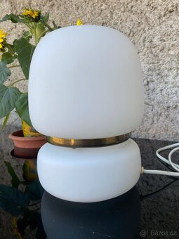 Retro skleněná lampička 70.léta - 4