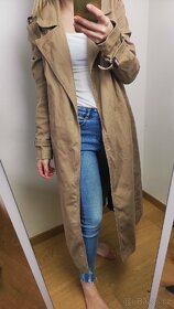 Dámský kabát trench coat Zara velikost M - 4