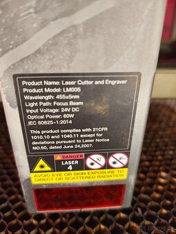 Creality Falcon 2 Pro 60w laserová gravírka - 4