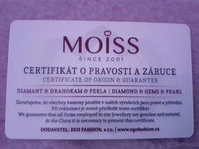 Nahrdelnik nový, bílé zlato s briliantem - 4