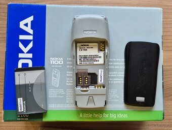 Nokia 1100 cierna - komplet v krabici - 4