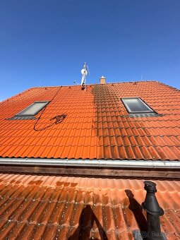 Čištění střech, fasád, dlažeb, FVE panelů - Kolín - 4