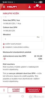 Hilti nuron Akumulátorové vrtací kladivo TE 4-22 - 4