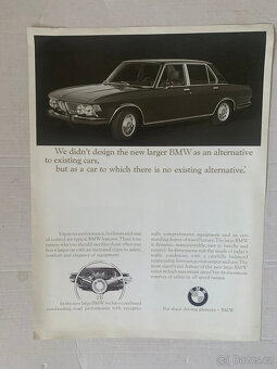 Starý prospekt BMW 1600 - 2500 - 4