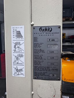 Ruční elektrický vysokozdvižný vozí BELET za 13000 - 4