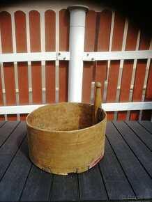 máselnice, lopata, škopík,necky,šlehač,retro termosky,mlýnky - 4