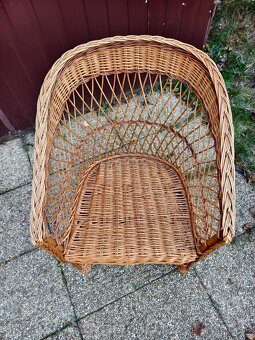 Ratanové /Proutěné křeslo - 4