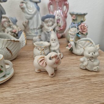 Porcelánové sošky a vázičky mix - 4