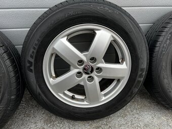 Alu letní sada orig. ŠKODA - 5/100 R15 - 195/65/15 - 4