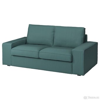IKEA KIVIK 2místná pohovka, Kelinge šedotyrkysová - 4
