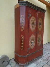 Malovaná skříň 1830 - ORIGINAL Původní stav - 4