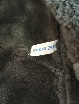 Semišový kožich (beránek) KARA - 4