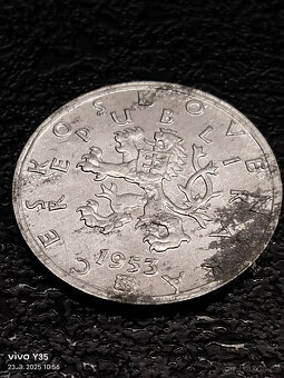 50 haléř 1953 RR - Československo - 4