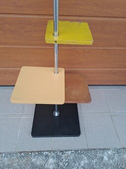 chrom - chromovaný květinový stojan - stolek THONET - KOVONA - 4