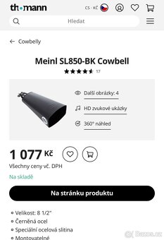 Stojan na Perkuse + Cowbell - 4