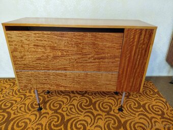 Retro obývací stěna + peřináč - 4