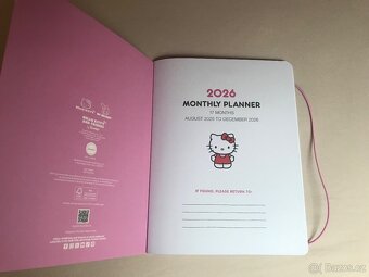 Hello Kitty Dětské měsíční diáře 2026 - 4
