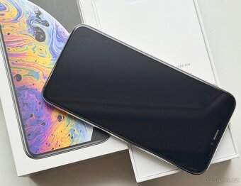 iPhone Xs Silver BATERIE 100% TOP - 4
