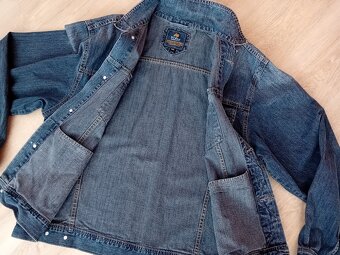 PÁNSKÁ DŽÍNOVÁ BUNDA - vel.XXL / zn.Casual Wear - 4