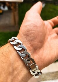 Swarovski pánský náramek TENSION - nerezová ocel - 4