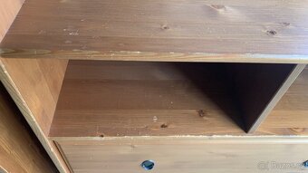 Ikea Leksvik komoda dřevo masiv Hemnes - 4