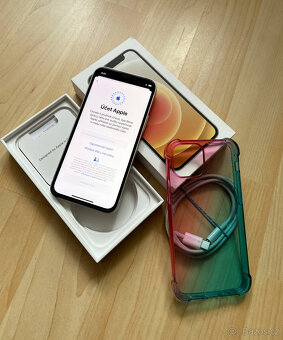 Apple Iphone 12 mini 128GB bilý / krásný stav / 100% baterie - 4