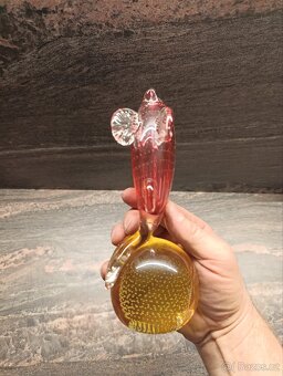 Váza hutní sklo ÚUŘ Praha sklárna Škrdlovice - 4