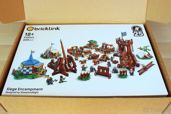 LEGO Bricklink 910045 Obléhací tábor v TOP STAVU - 4