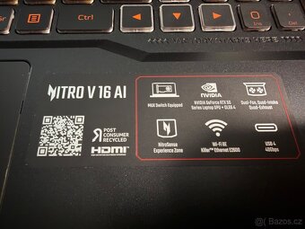 Herní Notebook Acer Nitro V 16 AI - Záruka - 4