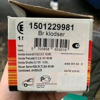 Nove Brzdové destičky Honda - 4