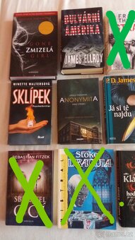 Mix knih - thrillery, drama, horory - 4