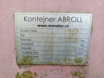 Kontejner na odpad ABROLL - 4