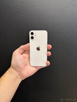 APPLE IPHONE 12 MINI 64GB-BÍLÝ,KRÁSNÝ STAV,BATERIE 100% - 4