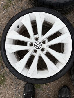 Alu kola 5x100  originál Škoda r 17 - 4