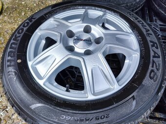 Alu sada = 5x120 = DEZENT = s pneu = 205/65 R16C - 4