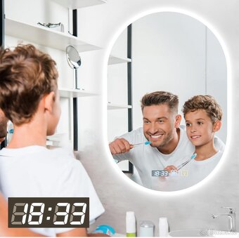 Zrcadlo do koupelny 75x50 cm - 4