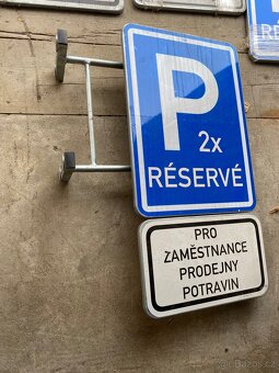 Dopravní značky, značení, parkování, dodatkové tabulky - 4