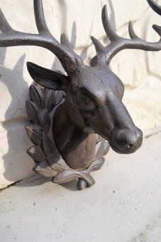 Litinová JELENÍ HLAVA - hnědá - 4