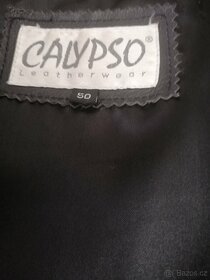 Dámská kožená bunda Calypso, vel. 50, PRSA 60 CM, BOKY 60 CM - 4