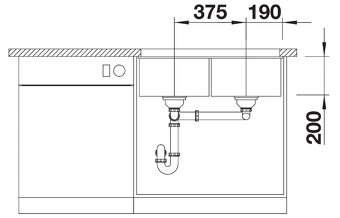Dřez BLANCO Subline 350/350 – šedy (523577) - 4