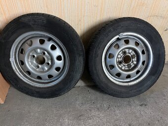 Letné pneu 165/70 R13 + disky škoda felicia - 4