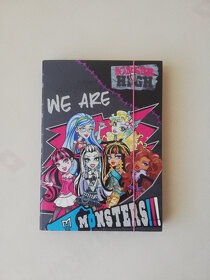 Prodám licenční hračky, škol. potřeby, oblečení Monster High - 4